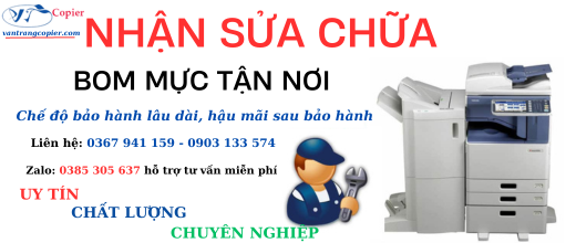 Sửa chữa và nạp mực máy photocopy tại Quận 5