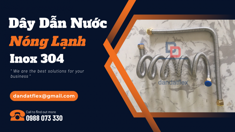 Dây Dẫn Nước Nóng Lạnh | Dây Cấp Nước Bình Nóng Lạnh Inox 304 | Dây Cấp Nước Inox Các Loại 