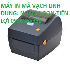 Máy in mã vạch Xprinter XP-480B in mã vạch đơn hàng sản phẩm