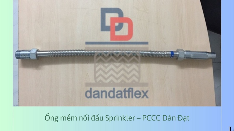 Ống mềm inox nối đầu phun Sprinkler, ống mềm chữa cháy, khớp nối mềm PCCC