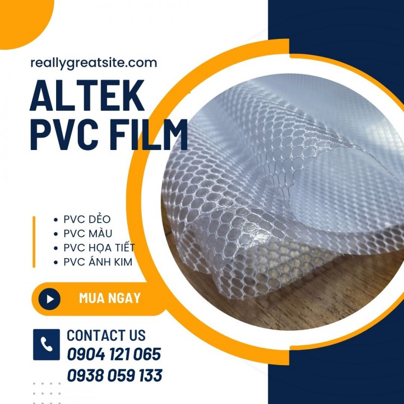 Màng nhựa PVC dẻo / Tấm nhựa PVC dẻo trong suốt, nhám mờ, nhám mịn,...