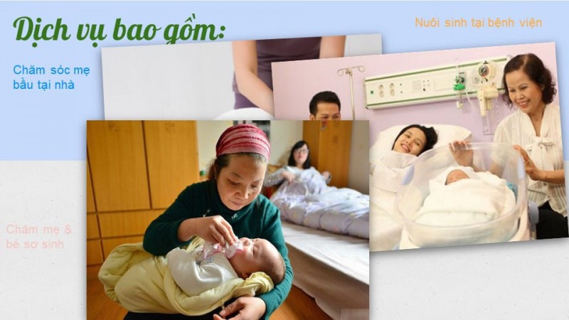 Người chăm sinh nuôi đẻ tại bệnh viện và ở nhà giá tốt