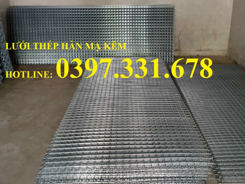 Lưới thép hàn mạ kẽm 5ly ô 50x50 làm theo yêu cầu