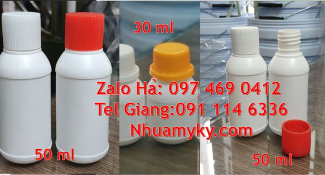 Chai 100ml màu trong có nắp thoát khí,Chai nhựa 100ml đựng mật ong, chai nhựa đựng hóa chất, Chai 50