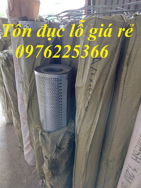 Tôn mạ kẽm đột lỗ tròn,Thép tấm đột lỗ 