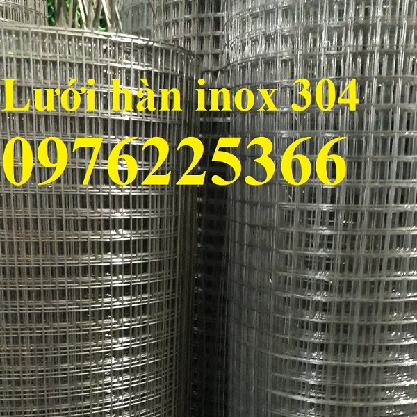 Lưới inox hàn ô vuông 10x10