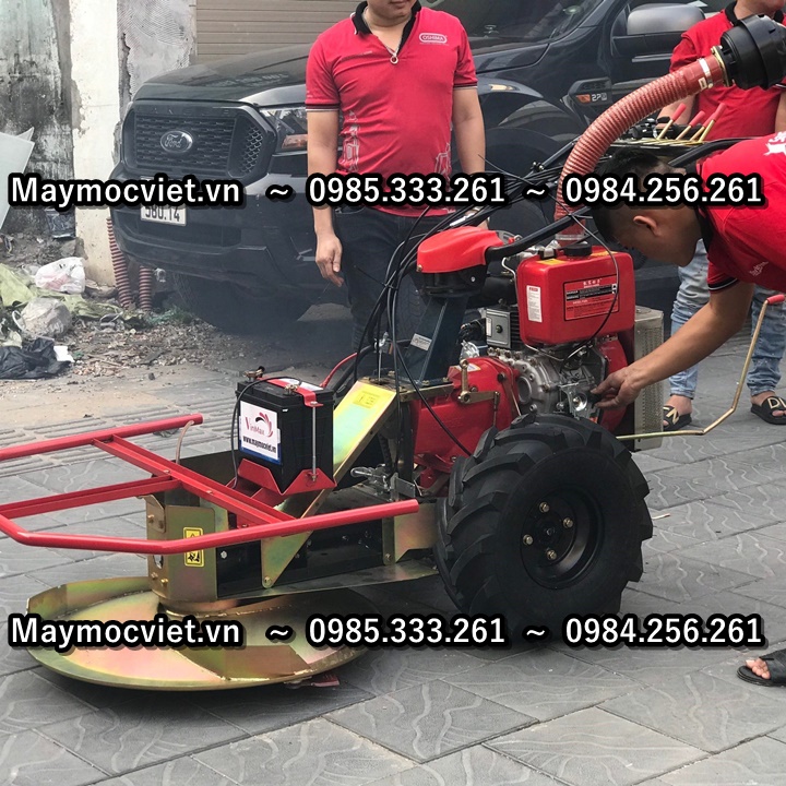 Máy Cắt Cỏ Mâm Xoay Kawasaki 12HP BM91 cắt cỏ voi, cỏ dại, cắt cỏ đô thị