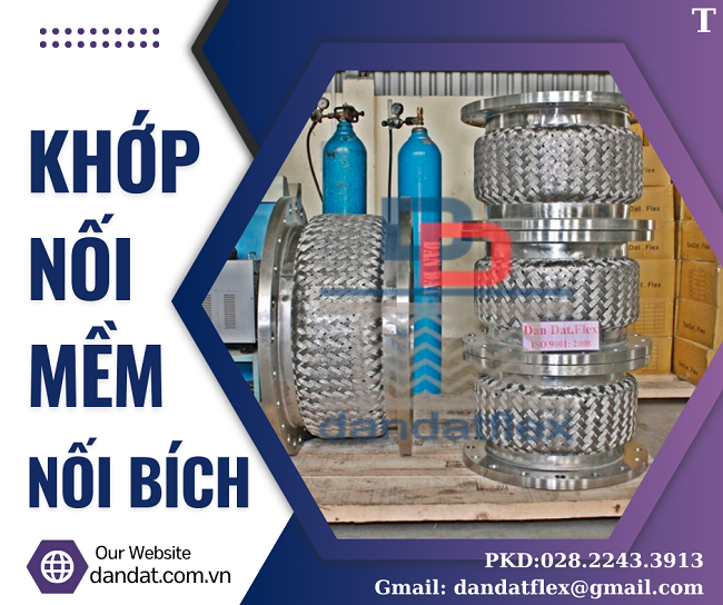 Khớp nối mềm inox 316, khớp nối mềm inox công nghiệp, khớp nối mềm nối ren