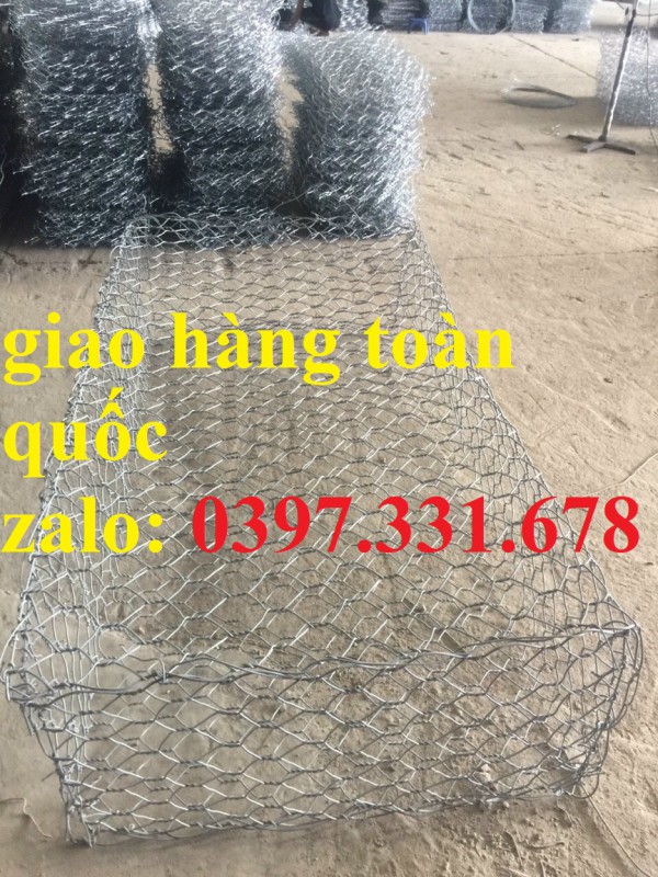 Nơi bán rọ đựng đá mạ kẽm, rọ đá bọc nhựa 2x1x1, 2x1x0.5, 1x1x1 giá tốt nhất thị trường