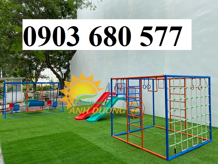 Thang leo mầm non - Đồ chơi leo trèo cho trẻ em vận động thể chất