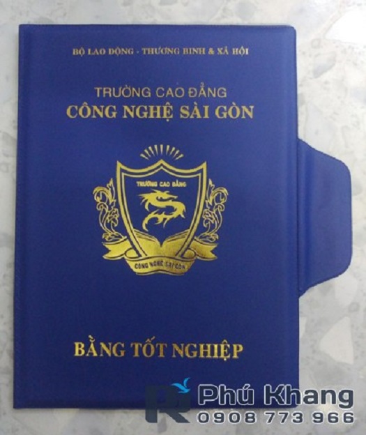 Mẫu bìa kẹp bằng cử nhân đại học, bìa tốt nghiệp giá rẻ