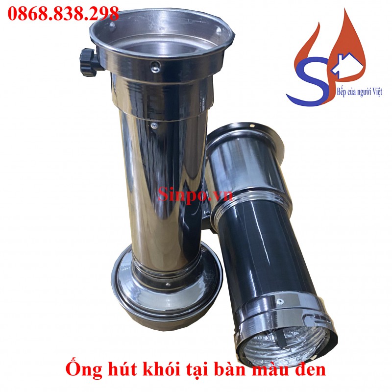 Ống hút khói loại mềm màu đen cho bếp nướng BBQ