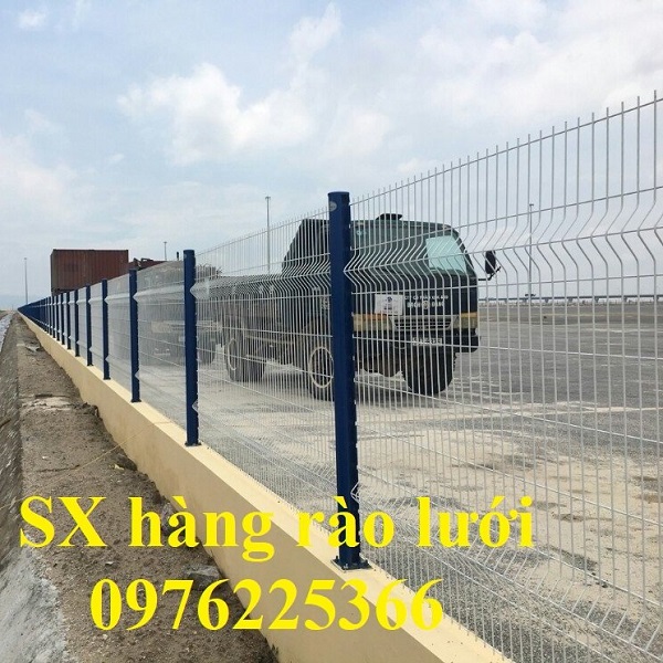 Hàng rào nhà máy ,Hàng rào khu công nghiệp - Hàng rào lưới thép 