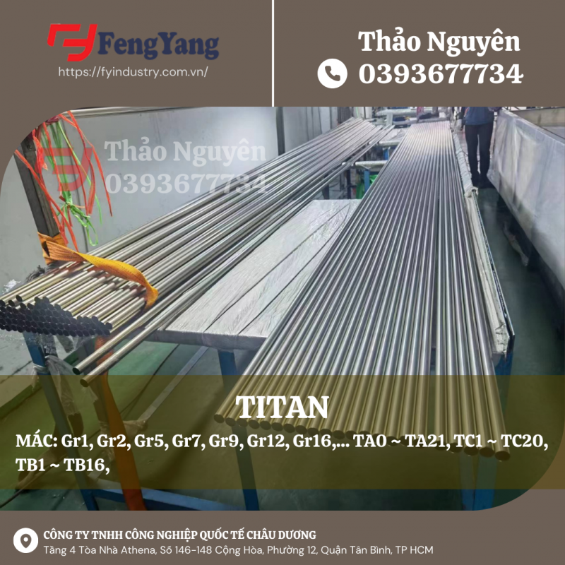 ỐNG TITAN VÀ HỢP KIM TITAN