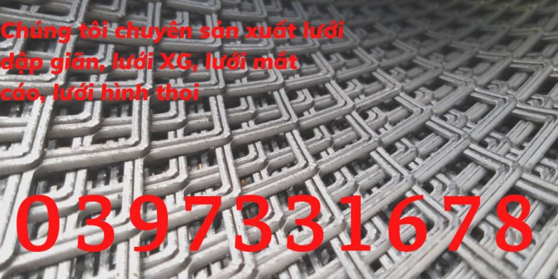 Lưới XG31, Lưới XG32, Lưới XG33, lưới mắt cáo, lưới dập giãn, lưới hình thoi mới 100%