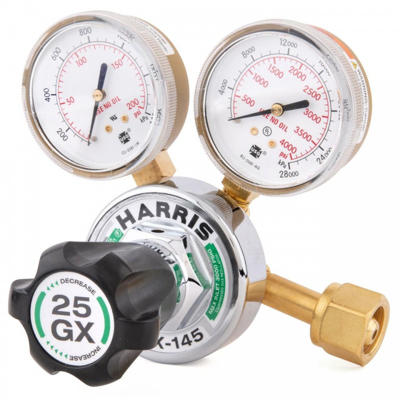 Van điều áp khí Oxy, Nitơ, Argon, CO2, NH3 Harris - Mỹ, Typhoon/ Tornado của Messer - Đức, Tanaka