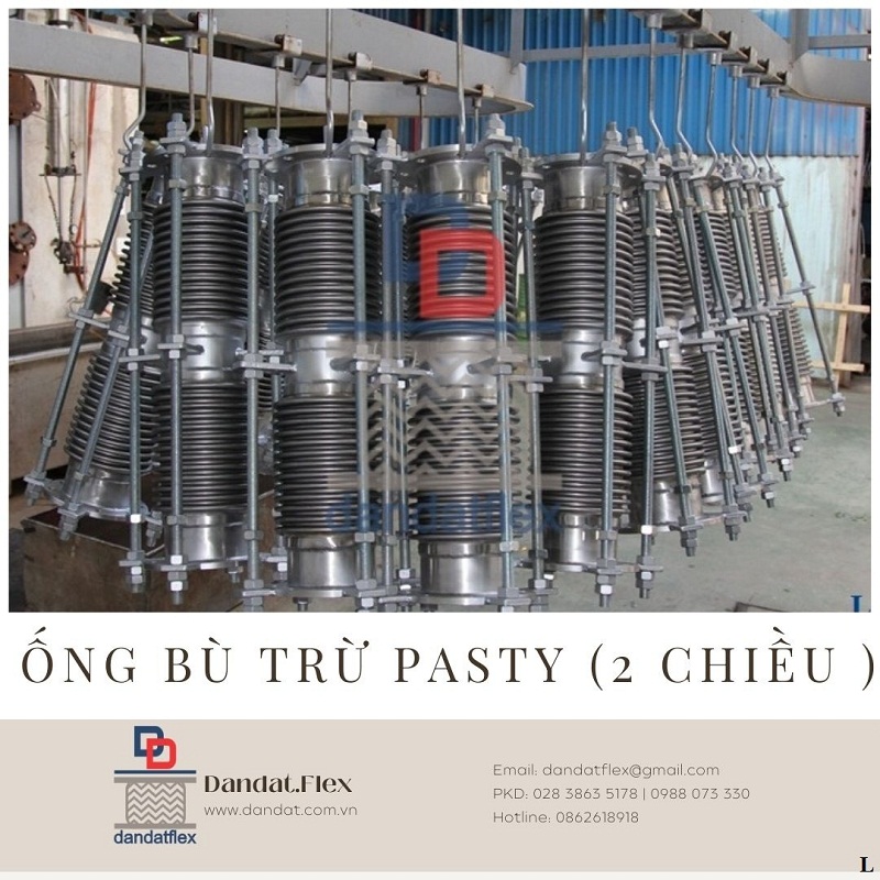 Khớp nối giãn nở nhiệt inox, ống bù trừ giãn nở inox, mối nối mềm inox