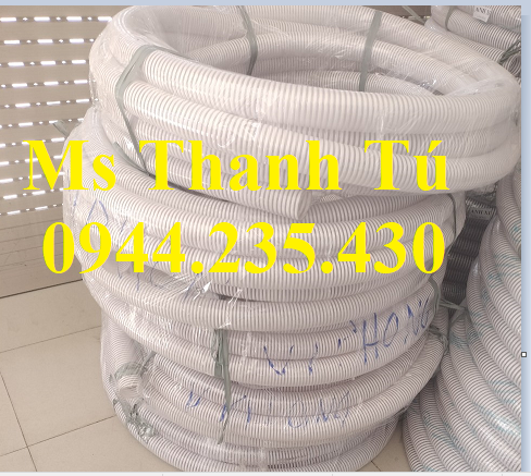 Ống gân nhựa cổ trâu màu trắng d60 luôn có sẵn ở kho