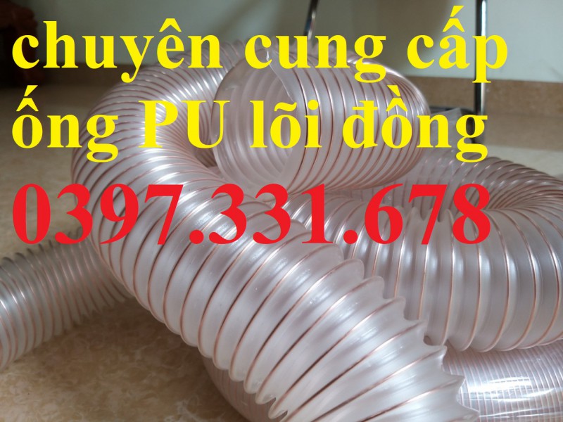 Ống PU lõi đồng phi 200 hàng sẵn kho, giao hàng toàn quốc