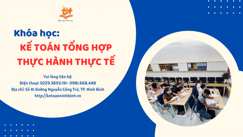 Khóa học Kế toán tổng hợp tại Ninh Bình