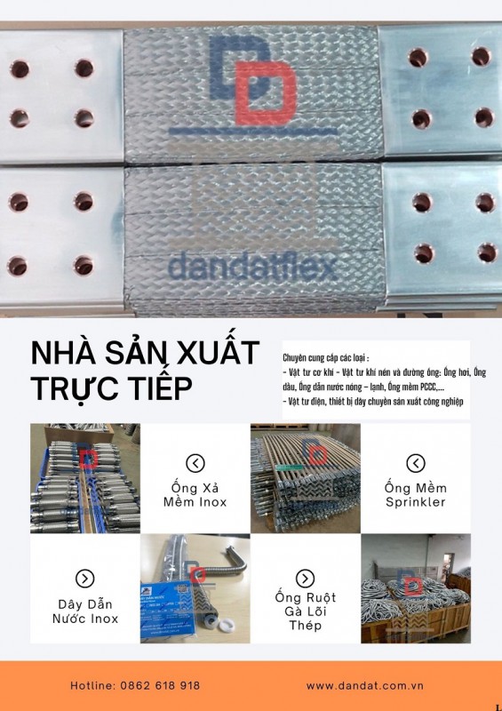 Dây đồng bện mạ thiếc thang máng cáp tủ điện, Thanh nối đồng mềm, Dây tiếp địa