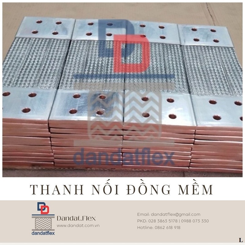 Dây cáp đồng bện mạ thiếc, Thanh nối đồng mềm, Dây tiếp địa 16mm2