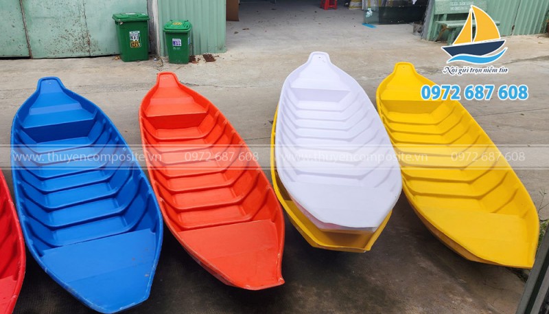 Thuyền composie mini, xuồng nhựa mini, xuồng ướp bia, trưng bày hoa quả 