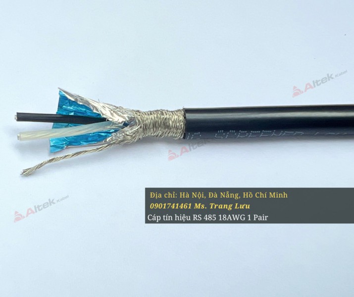 Cáp tín hiệu RS485 18AWG 1 pair Altek Kabel