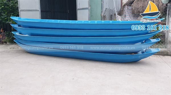 Thuyền tam bản, thuyền ba lá, thuyền composite 3.6m, 4m, 5m, 5.5m, 6.1m 