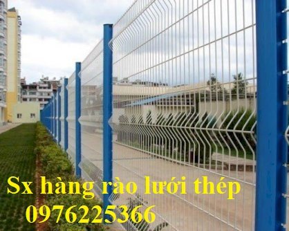 Xưởng sản xuất hàng rào lưới thép mạ kẽm , hàng rào lưới thép sơn tĩnh diện 