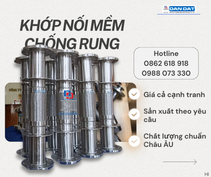 Khớp Nối Mềm Inox Công Nghiệp: Công Nghệ Tiên Tiến Cho Hệ Thống Đường Ống