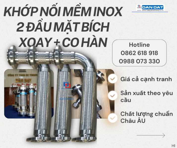 Khớp Nối Mềm Inox Công Nghiệp: Công Nghệ Tiên Tiến Cho Hệ Thống Đường Ống