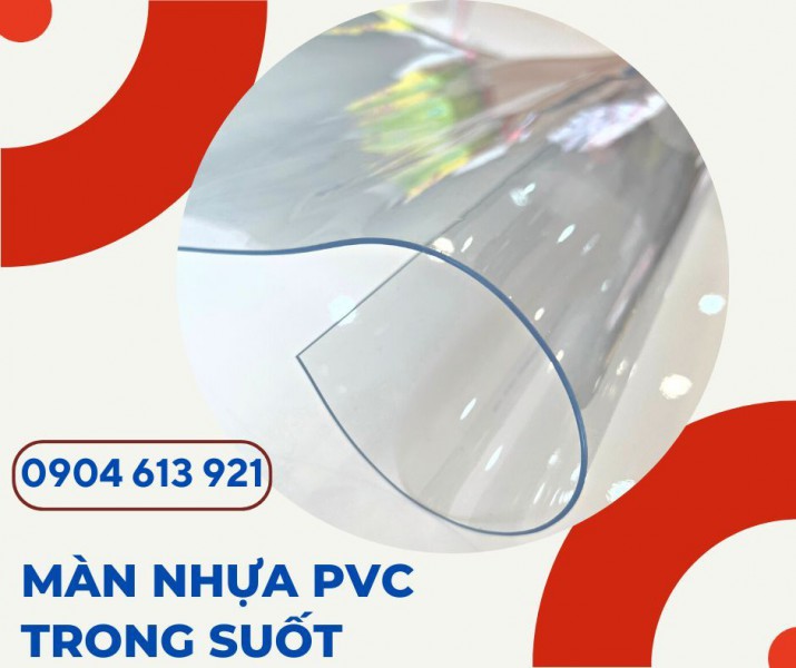 Màng nhựa PVC trong suốt dẻo làm túi xách, rèm ngăn lạnh Hà Nội, HCM