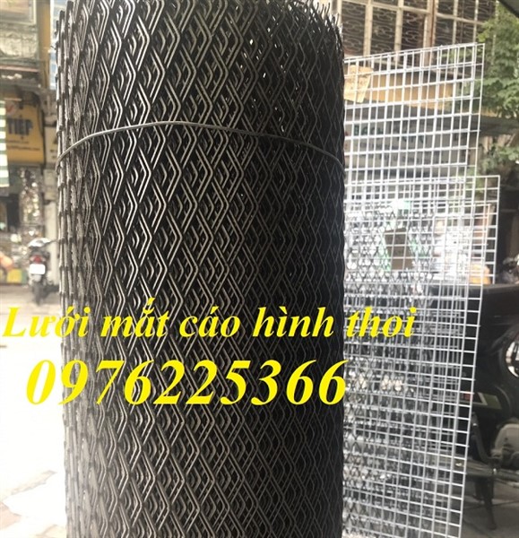 Lưới mắt cáo sắt , lưới thép hình thoi, lưới thép kéo giãn 