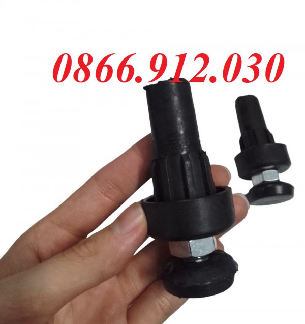  Chân đế nhựa tăng chỉnh cho ống phi 27, 28mm ren 10