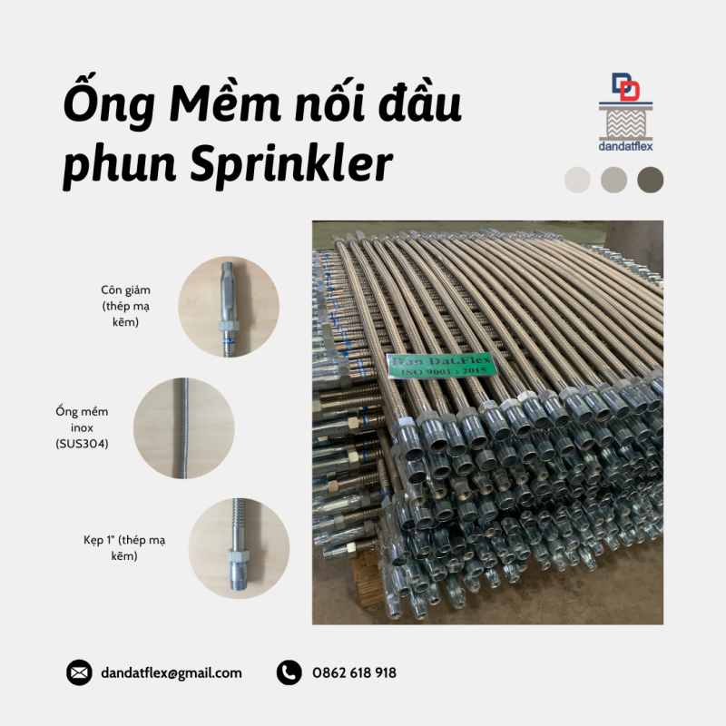 Dây Dẫn Nước Nóng Lạnh Inox 304, Ống Dẫn Nước Mềm Chịu Nhiệt, Dây Cấp Nước Mềm Nóng Lạnh Inox