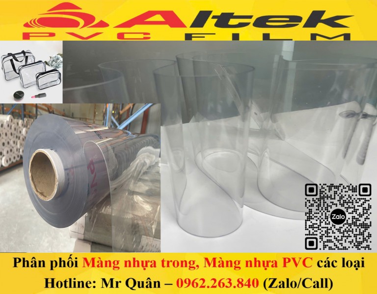 Phân phối màng nhựa trong suốt giá rẻ -Altek Pvc Film