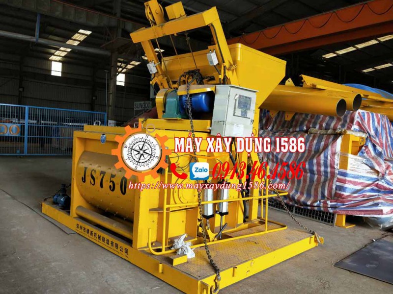 Máy trộn bê tông, trạm trộn bê tông js750