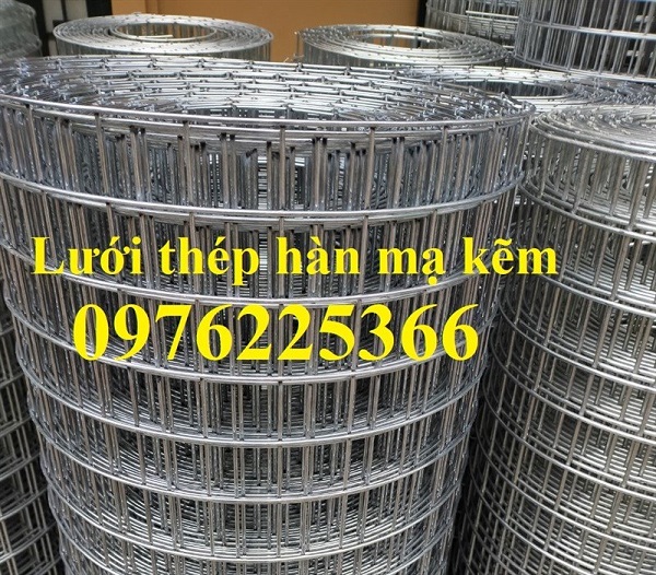 Lưới thép hàn mạ kẽm D2a25x25, D2a50x50