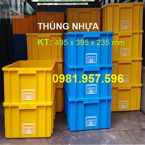 Thùng nhựa đặc, Hộp nhựa đặc đựng linh kiện điện tử trong các nhà máy