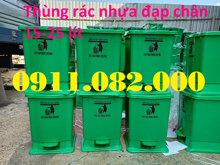  Các kiểu thùng rác nhựa hiện nay giá rẻ- thùng rác thông minh, thùng rác đạp chân, 120l 240l 660l- 