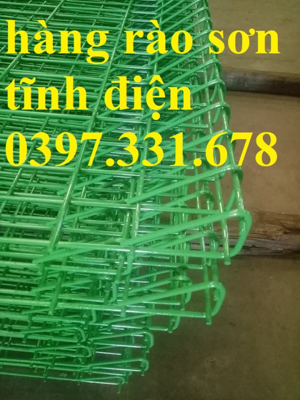 Tấm lưới thép hàng rào phi 5 ô 50x200mm mạ kẽm sơn tĩnh điện