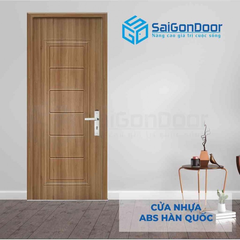 Cửa nhựa ABS Hàn Quốc dùng cho phòng ngủ, phòng làm việc