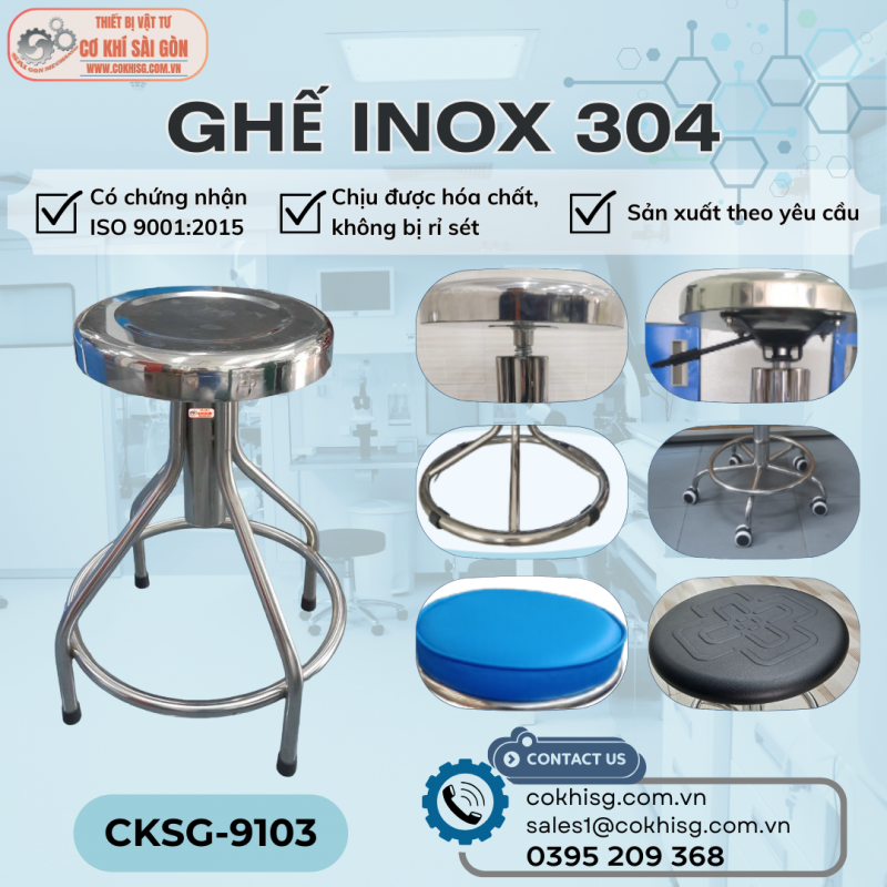 Ghế inox 304