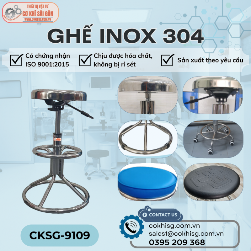 Ghế inox 304