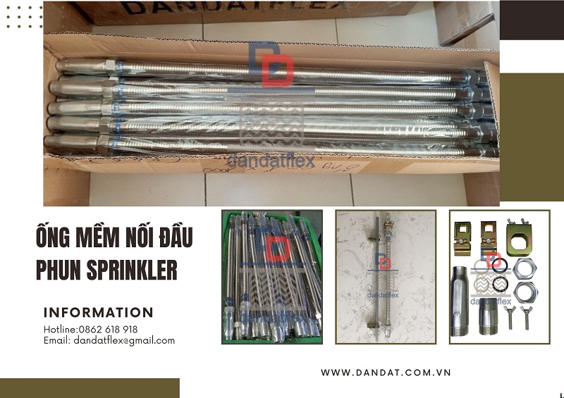 Ống Mềm Cấp Nước Đầu Phun Sprinkler, Ống Mềm PCCC D25