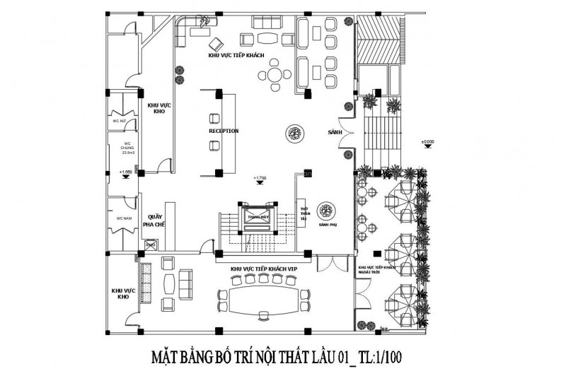 Chính Chủ - Cho thuê toàn bộ mặt bằng kinh doanh tầng 01