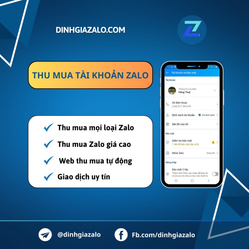 Mua Zalo làm gì? Bán tài khoản Zalo ở đâu uy tín?