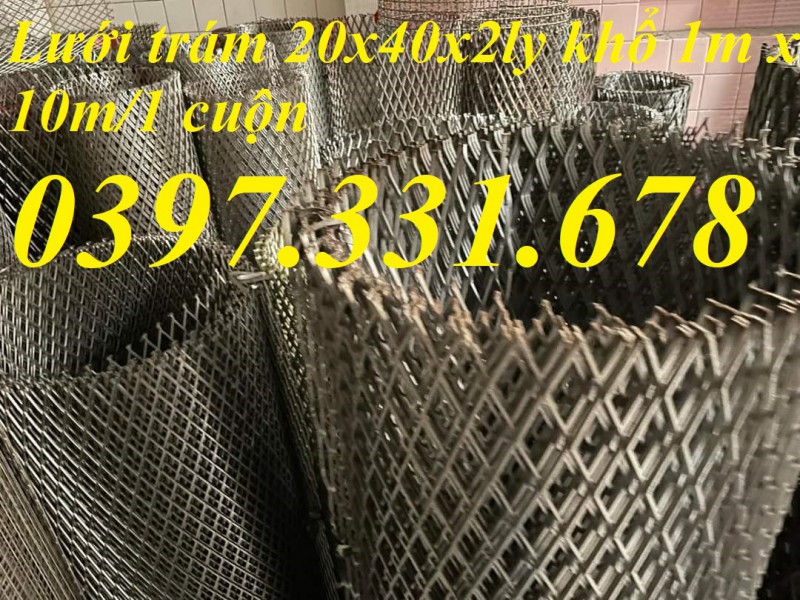 Lưới mắt cáo 2ly ô 20x40mm giao hàng toàn quốc