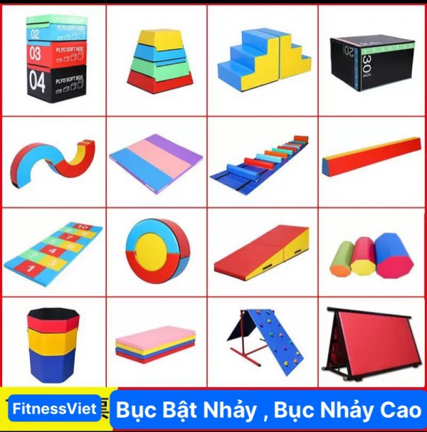 BỤC BẬT NHẢY VẬN ĐỘNG TRẺ EM 